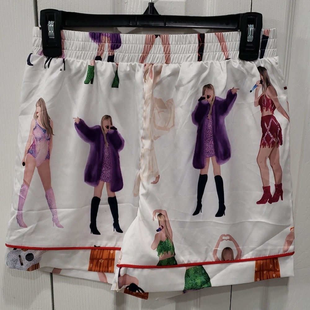 Taylor Swift Eras Tour Print Shorts